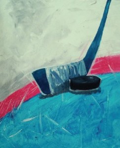 Paint Nite with the Blue Jackets