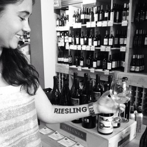 wine on high close up